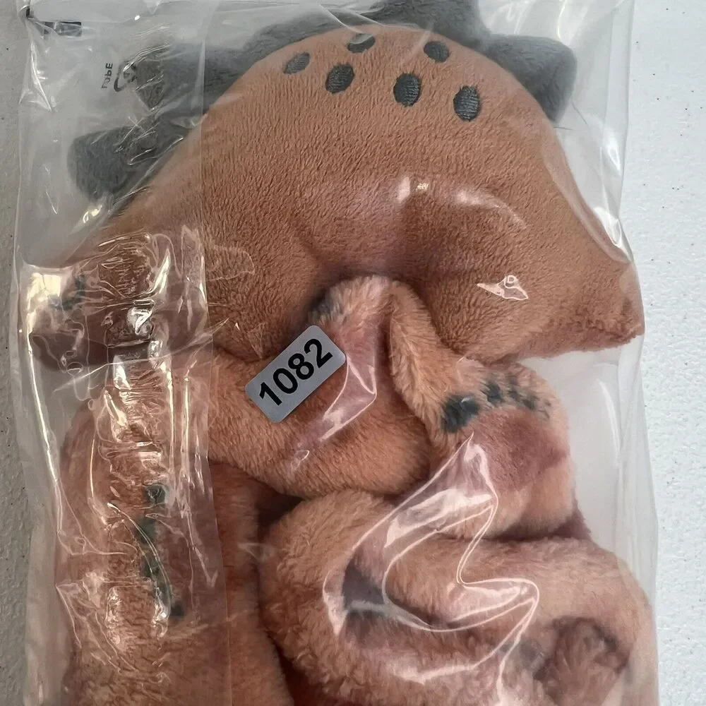 Hudson Baby Dinosaur‎ Lovey Security Blanket Stegosaurus Dino Brown Plush Soft